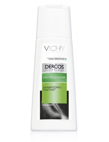Vichy Dercos Technique Antipelliculaire DS Shampooing traitant pellicules & démangeaisons cheveux normaux à gras