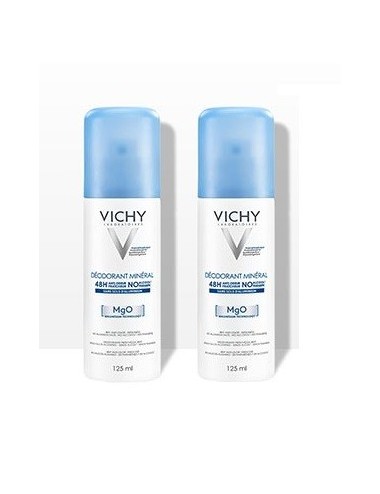 Vichy LOT*2 Déodorant aérosol minéral 48H 2 x 125 ml