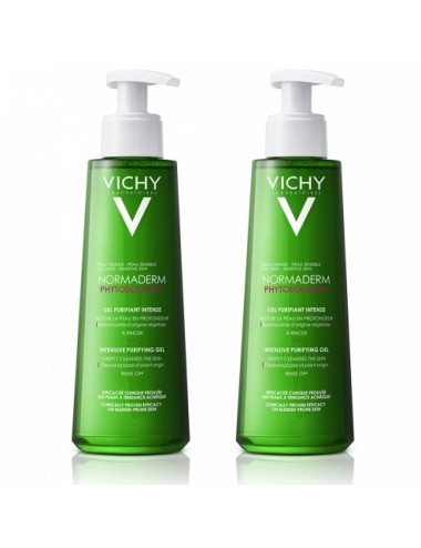 Vichy Normaderm Phytosolution Lot de 2 Gel Purifiant Intense 2X400ml
