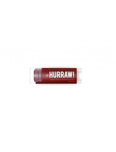 Hurraw Baume à Lèvres Végan Teinté Cerise Noire 4,3g
