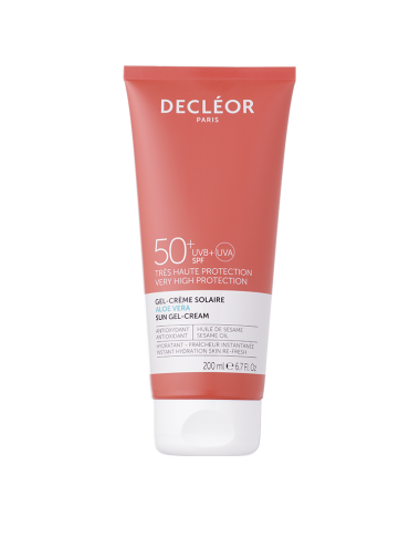 Decléor Gel-Crème Solaire SPF 50+ Aloe Vera 200ml