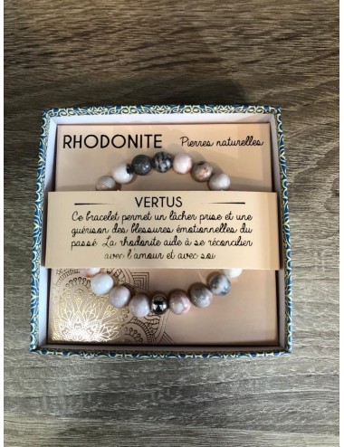 Bracelet Rhodonite 8mm