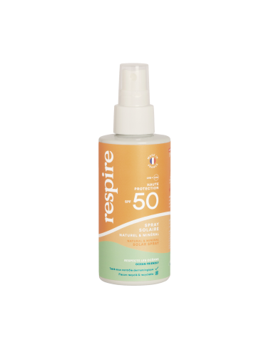 Respire Spray solaire naturel & minéral SPF 50 120 ml