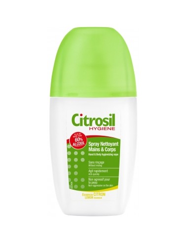 Citrosil Spray Hydroalcoolique Mains Essence Citron 75ml