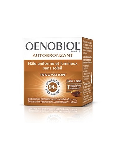 Oenobiol solaire autobronzant 30 comprimés