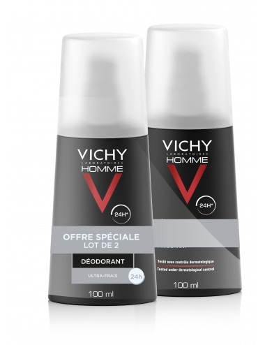 Vichy LOT*2 Déodorant Vaporisateur Ultra-Frais