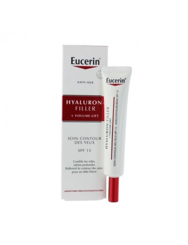Eucerin Hyaluron-Filler + Volume-Lift Soin Contour des Yeux SPF15 15ml