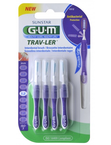 Gum Brossette interdentaire Trav-Ler 1,2 mm