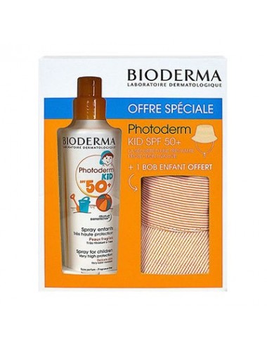Bioderma Photoderm Kid Spray SPF50+ 200ml + Bob Enfant Offert