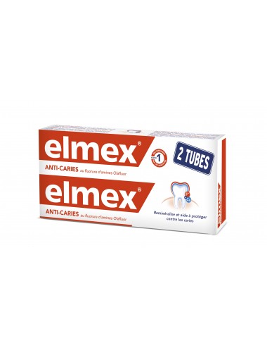 Elmex Lot Dentifrice Anti-Caries - 2x75 ml