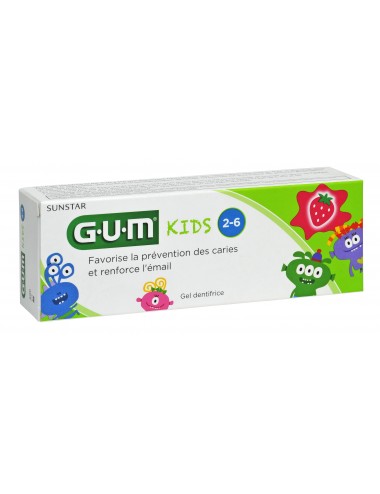 Gum Dentifrice Enfants Kids 2-6 ans 50ml