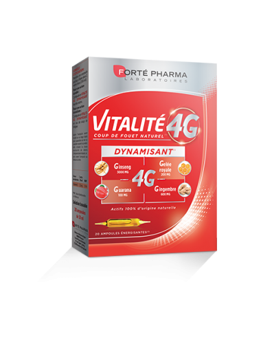 Forte Pharma Vitalité 4G Dynamisant - 30 ampoules