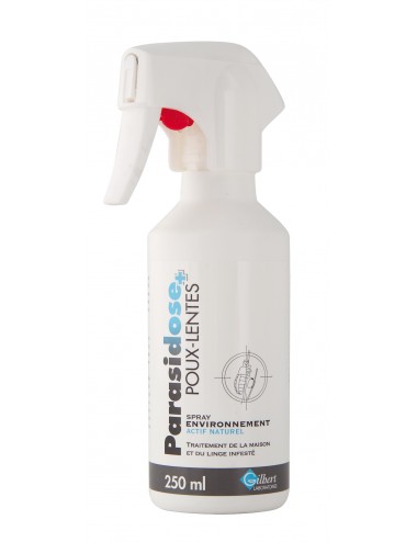 Parasidose spray environnement anti-poux
