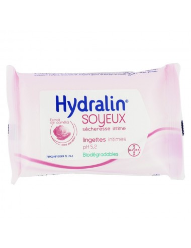 Hydralin soyeux lingettes X10