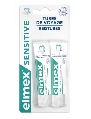 Elmex Tubes de voyage Sensitive Dents Sensibles - 2x12 ml