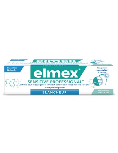 Elmex Dentifrice Sensitive Dents Sensibles Professional blancheur - 75 ml
