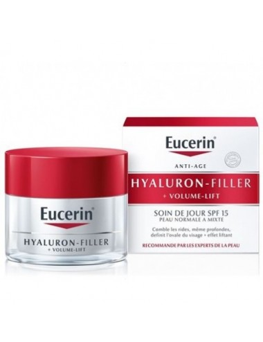 Eucerin Hyaluron Filler Volume Lift Peaux Normales à Mixtes SPF15 50ml