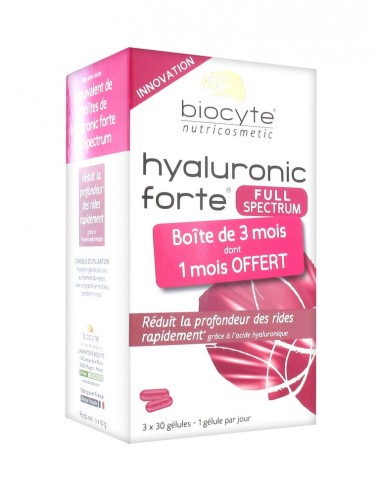 Biocyte Pack Hyaluronic Full Spectrum 90 Gelules