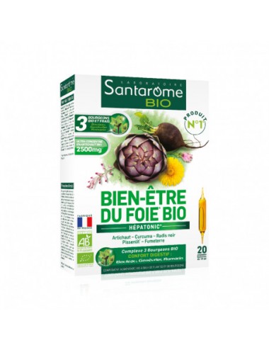 Santarome Bio Bien-Être du Foie Bio 20 ampoules