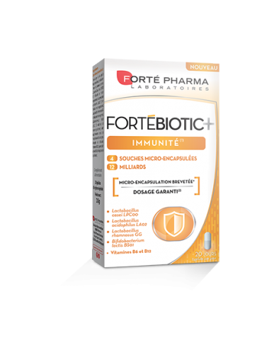 Forte Pharma Fortébiotic+ Immunité 20 gélules