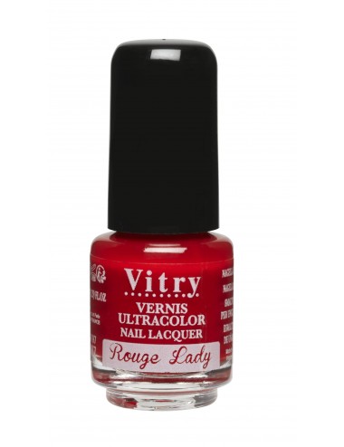 Vitry Vernis à Ongles Mini Rouge Lady 4ml