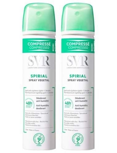 SVR Spirial Spray Vegetal 75ml   -Lot de 2
