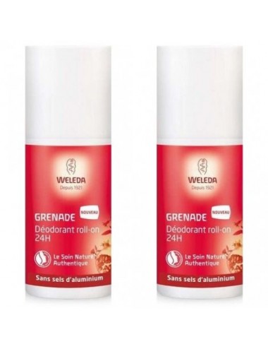 Weleda Duo Déodorant Roll-on 24H Grenade 100ml