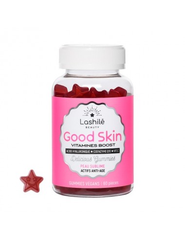 Lashilé Beauty Good Skin Vitamines Boost 60 Gommes