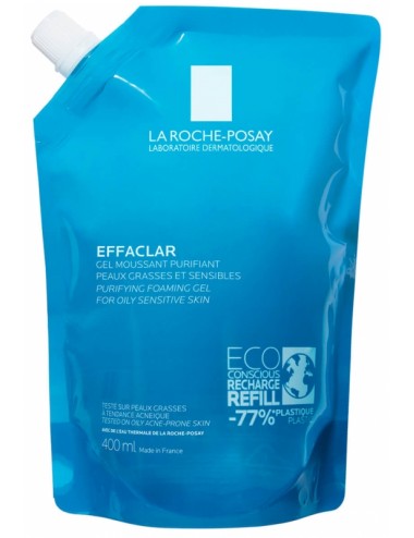 La Roche Posay Effaclar Gel Moussant Eco-Recharge 400ml