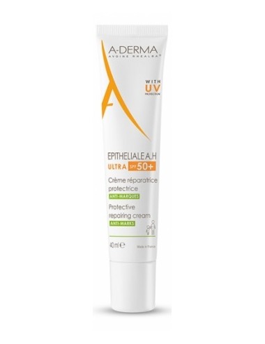 Aderma Epitheliale A.H Ultra Crème Réparatrice Protectrice SPF50+ 40ml