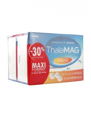 Thalamag Magnésium Marin Vitalité Fer B9 120 Gélules
