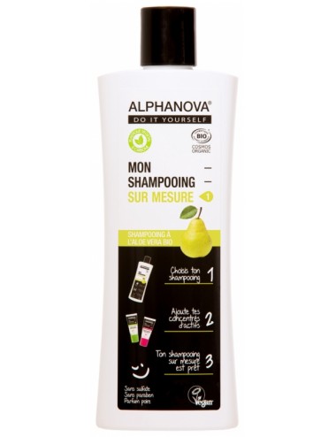 Alphanova Do It Yourself Mon Shampoing Sur Mesure à l'Aloe Vera Parfum Poire Bio 200 ml