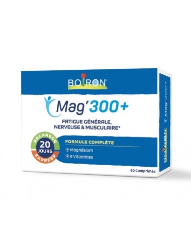 Boiron Mag'300+ 80 Comprimés