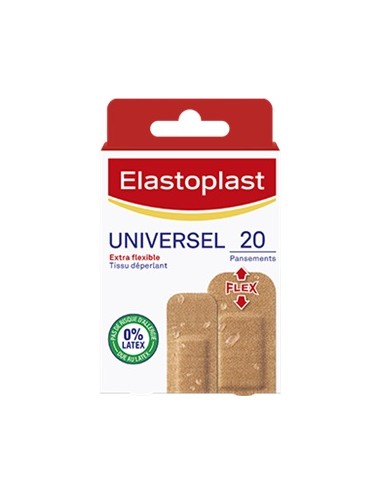 Elastoplast Universel 20 pansements Flexibles en Tissu - 2 formats