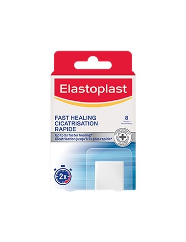 Elastoplast Cicatrisation Rapide - 8 pansements - 1 format 43 x 65 mm