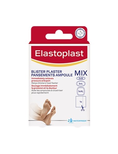 Elastoplast SOS Mix Pack 6 pansements : Ampoule + Stop Pressions