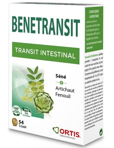 Ortis Bénétransit Transit Intestinal 54 Comprimés