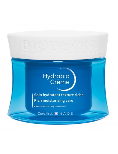 Bioderma Hydrabio Crème Hydratante Visage peau sensible 50ml