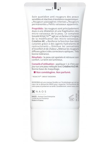 Bioderma Créaline AR Crème Anti-rougeurs peau sensible 40ml