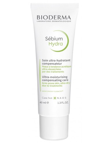 Bioderma Sébium Hydra Crème Hydratante peaux acnéiques 40ml