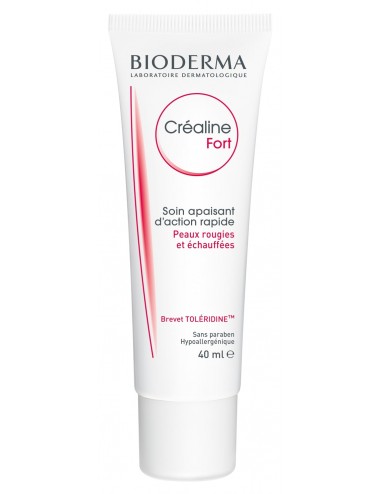 Bioderma Créaline Fort Crème Anti-inflammatoire Apaisant Visage pour peaux sensibles 40ml