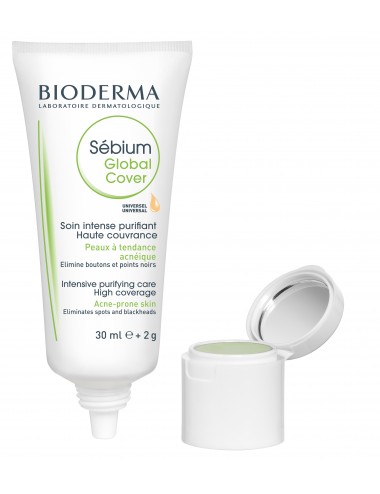 Bioderma Sébium Global Cover Crème teintée peau grasse 30ml
