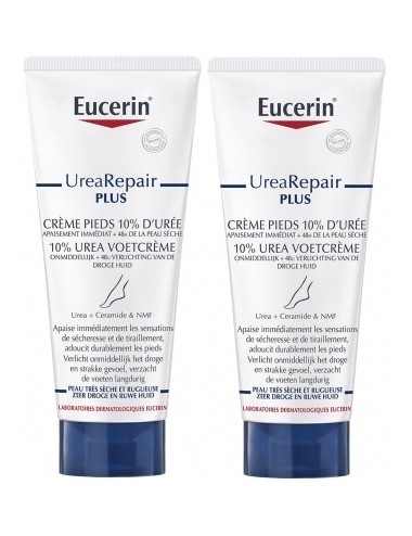 Eucerin UreaRepair PLUS Crème Pieds 10% d'Urée 2 x 100 ml