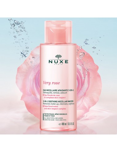 Nuxe Very Rose Eau Micellaire Apaisante 3-en-1 400ml