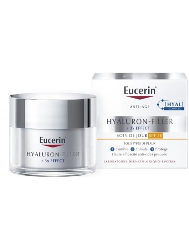 Eucerin Hyaluron-Filler + 3x Effect Soin de Jour SPF 30 - 50 ml