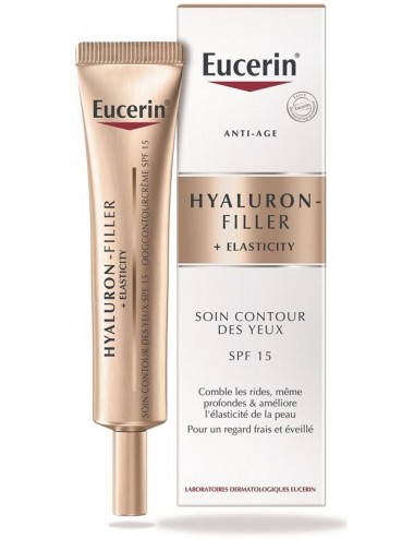 Eucerin Hyaluron-Filler + Elasticity Contour des Yeux SPF 15 - 15 ml