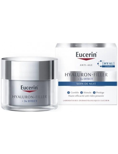 Eucerin Hyaluron-Filler+ 3x Effect Soin de Nuit 50 ml