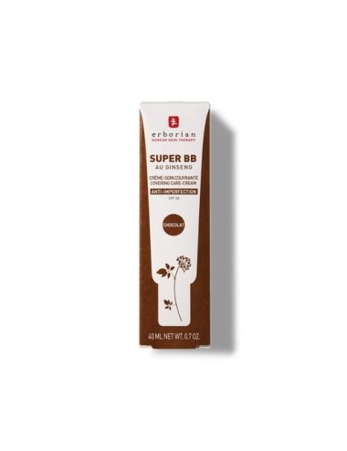 Erborian Super BB Crème Teinte Chocolat Couvrante Anti-imperfections 40ml