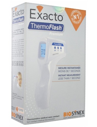 Exacto Thermoflash Premium Thermomètre Médical sans Contact