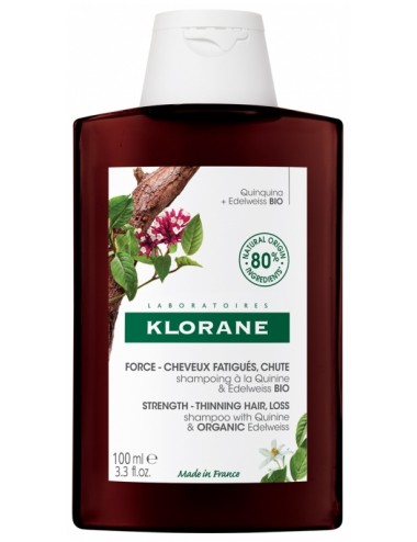 Klorane Shampoing à la Quinine & Edelweiss BIO 100ml